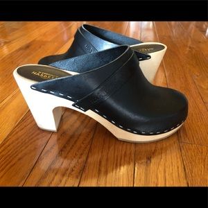 Swedish Hasbeens Slip In Super High Mule